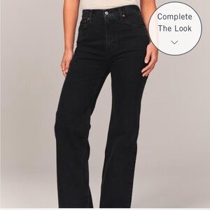 Black Abercrombie 90’s jeans